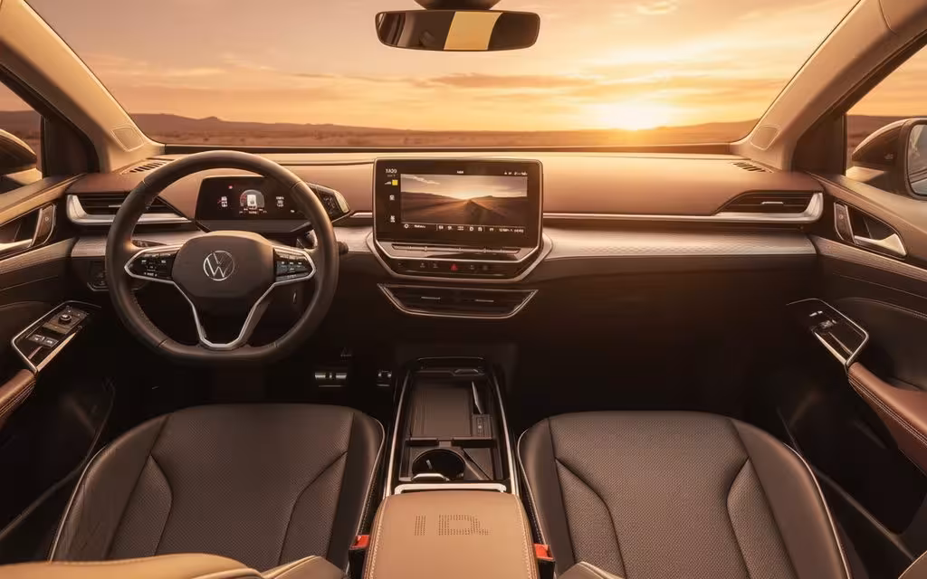 Volkswagen Id6 2021 interior view showing trim – rental in Dubai