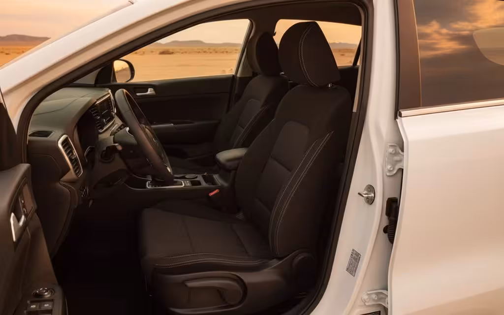 Kia Sportage 2020 interior view showing trim – rental in Dubai
