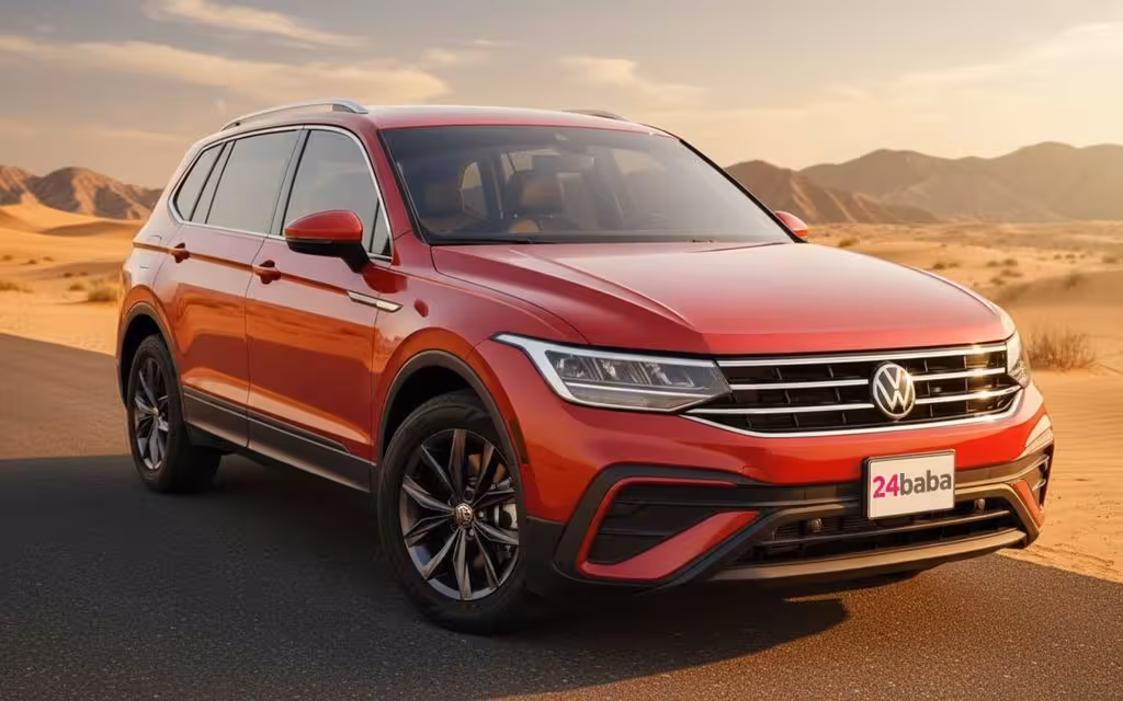 Volkswagen Tiguan 2023 Red cover image – rental in Dubai