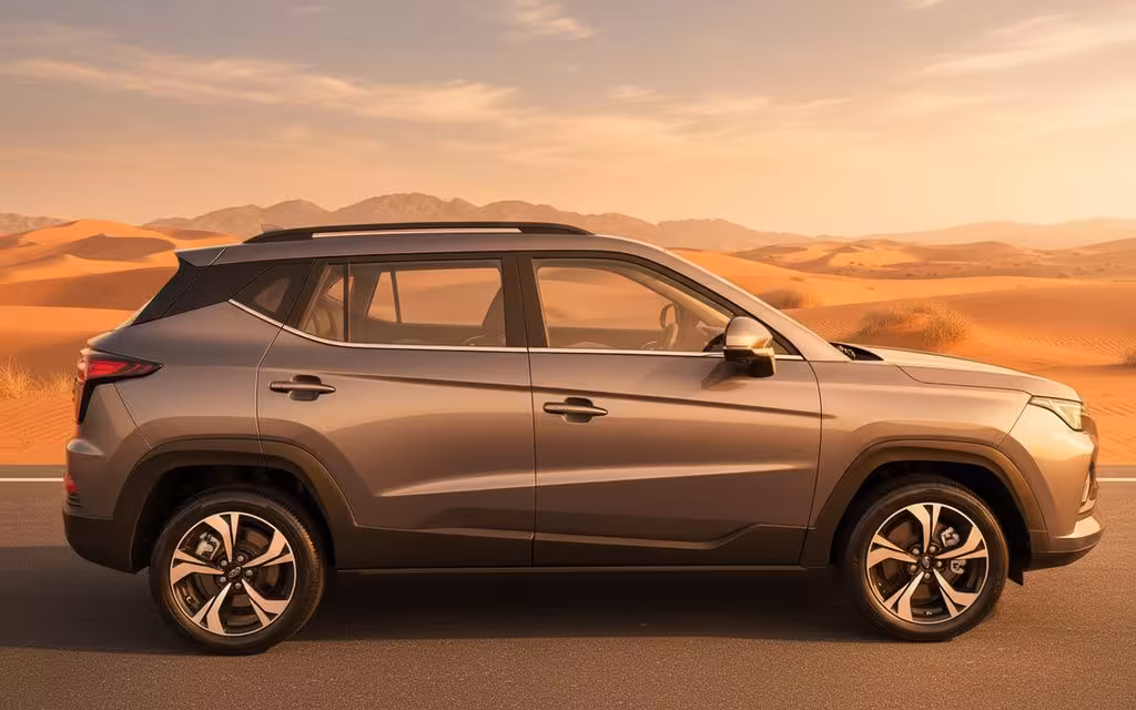 Jac Js4 2023 Grey side profile – rental in Dubai