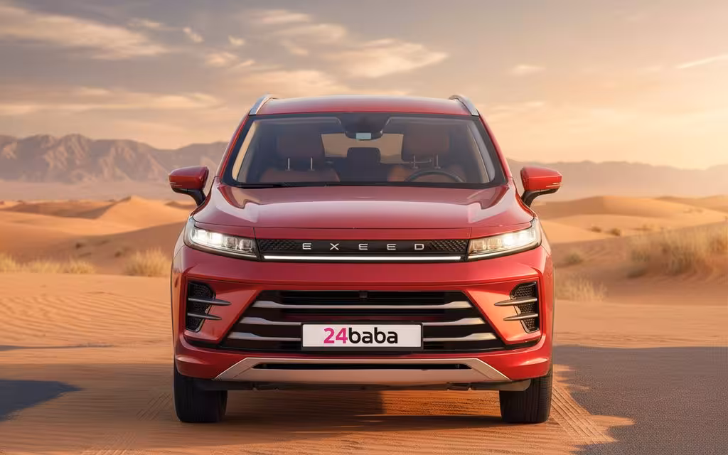 Exeed Lx 2024 Red cover image – rental in Dubai