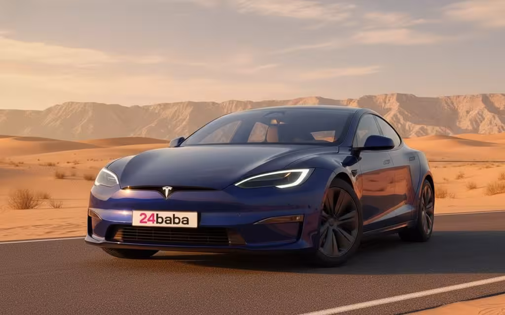 Tesla ModelS 2023 Blue cover image – rental in Dubai