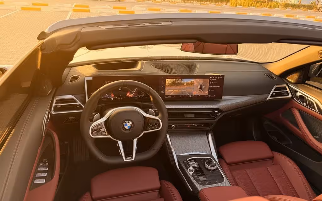 Bmw 420 2025 dashboard and infotainment – rental in Dubai