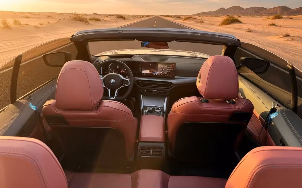 Bmw 420 2025 leather seats and cabin – rental in Dubai