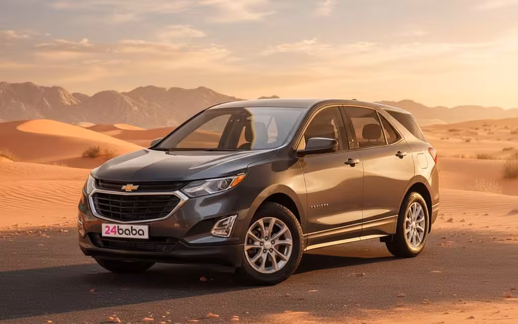 Chevrolet Equinox 2020 leather seats and cabin – rental in Dubai