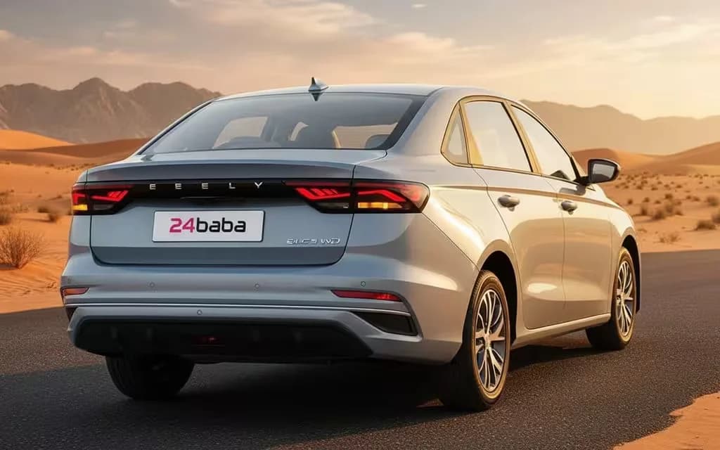 Geely Emgrand 2022 Grey parked outdoor scene