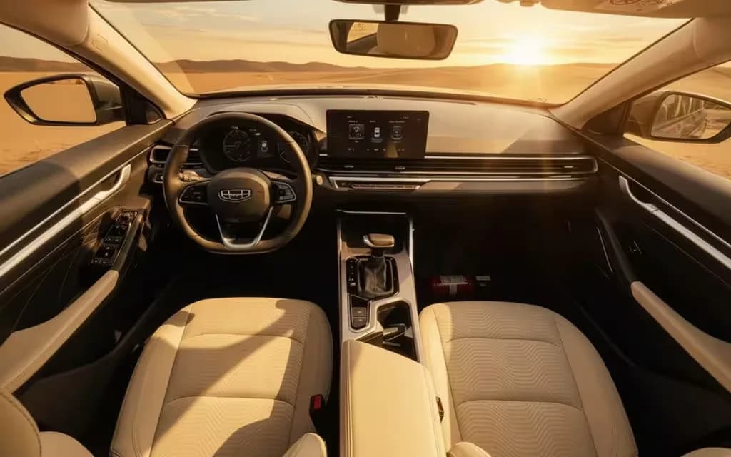 Geely Emgrand 2022 leather seats and cabin