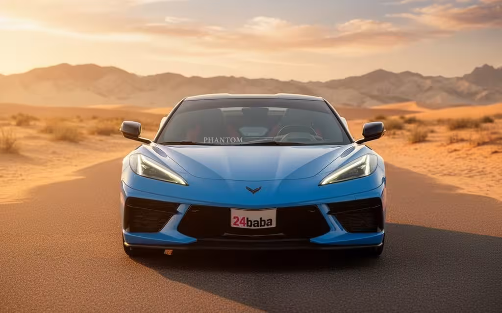Chevrolet Corvette 2022 Blue cover image – rental in Dubai