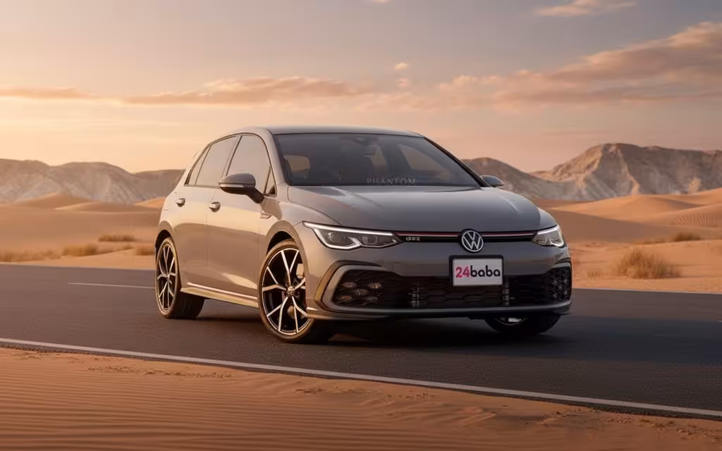 Volkswagen Golf 2023 Grey cover image – rental in Dubai