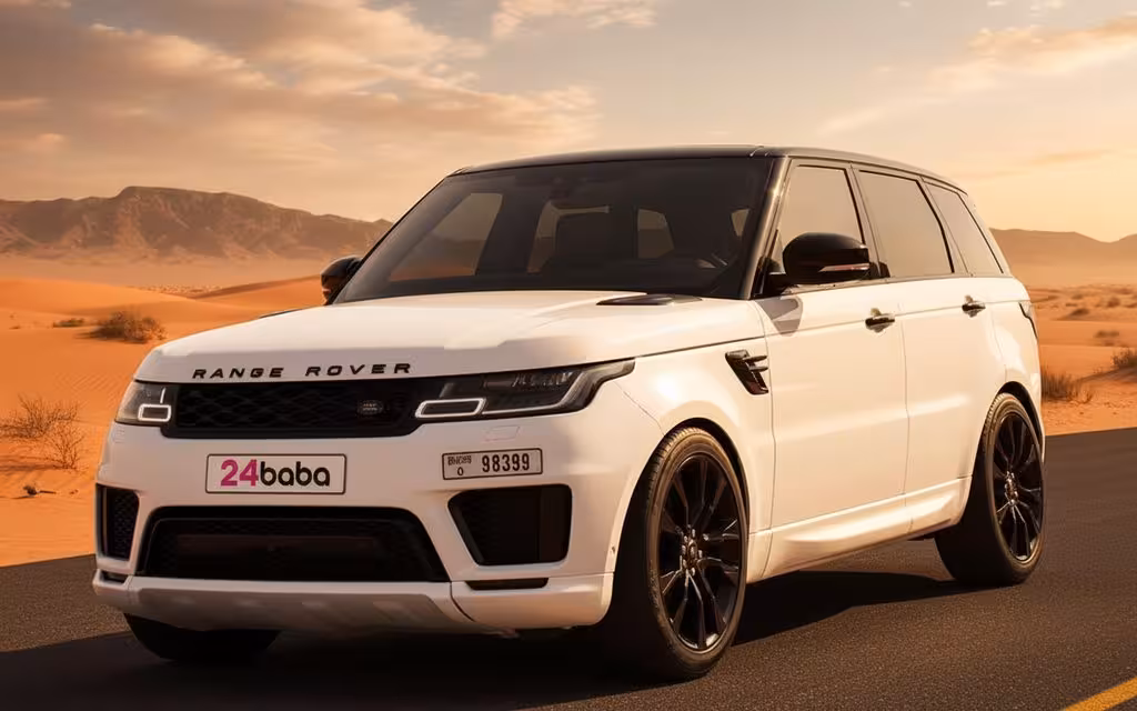 LandRover RangeRoverSport 2020 White cover image – rental in Dubai
