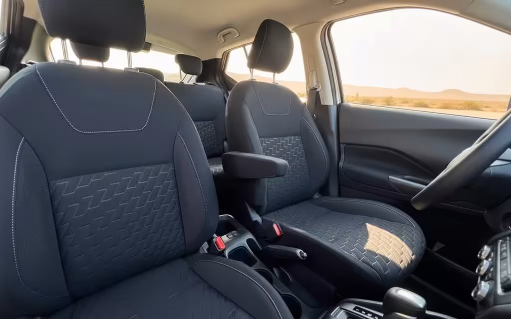 Peugeot 2008 2023 leather seats and cabin – rental in Dubai
