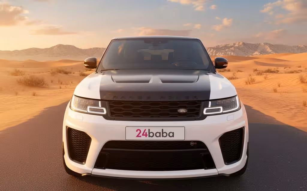 LandRover RangeRoverSport 2022 White cover image – rental in Dubai