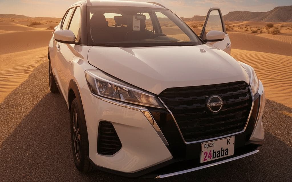 Nissan Kicks 2024 White cover image – rental in Dubai