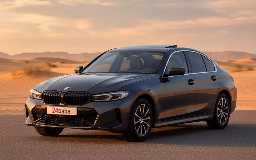 Bmw 320 2022 Grey cover image – rental in Dubai