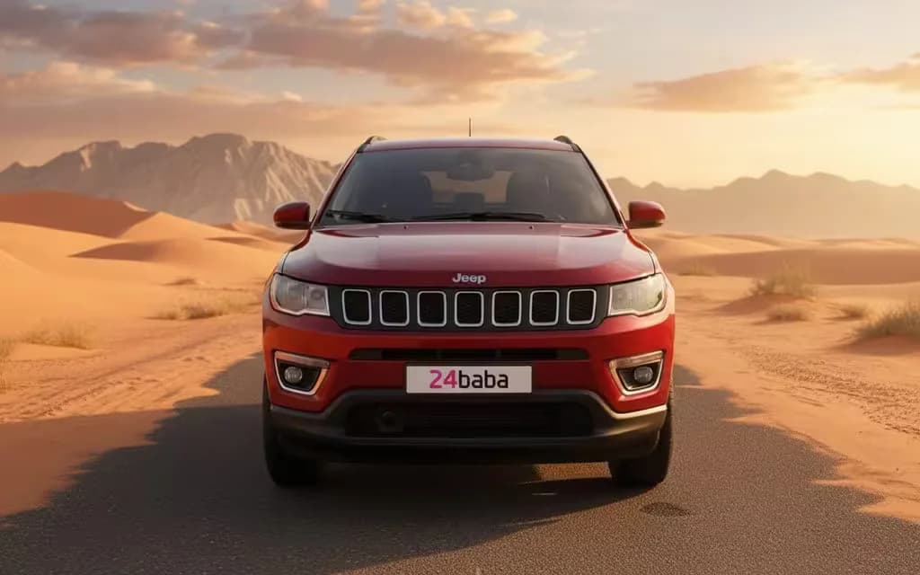 Jeep Compass 2021 Red cover image – rental in Dubai