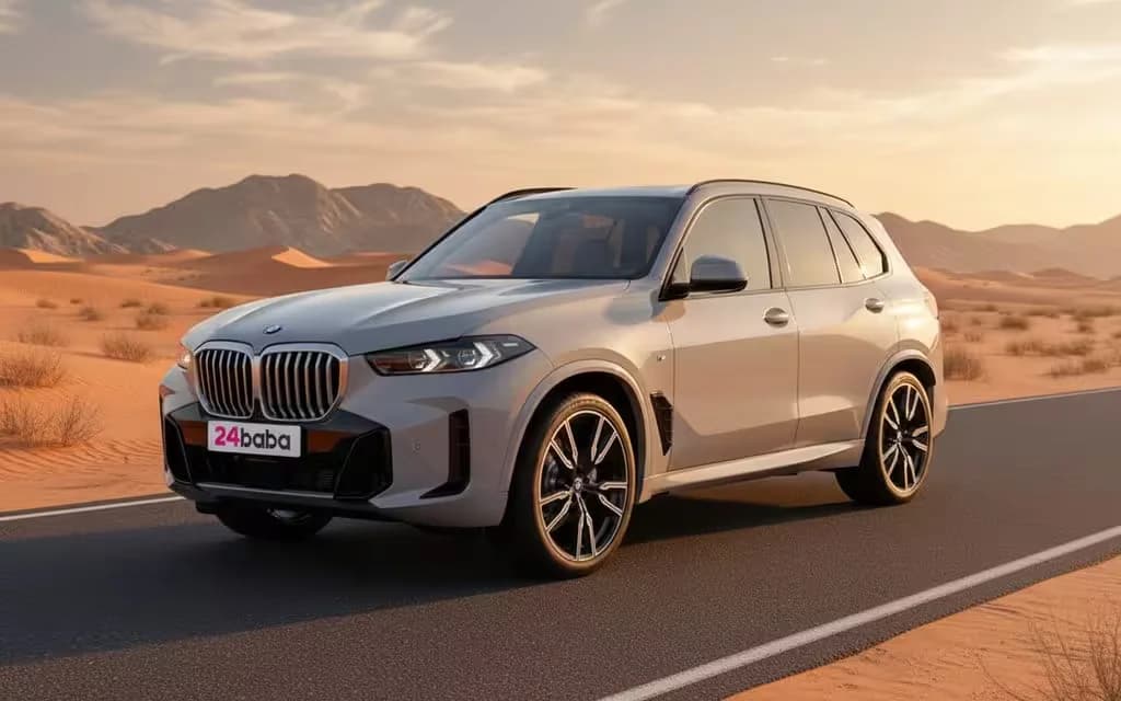Bmw X5 2024 Grey cover image – rental in Dubai