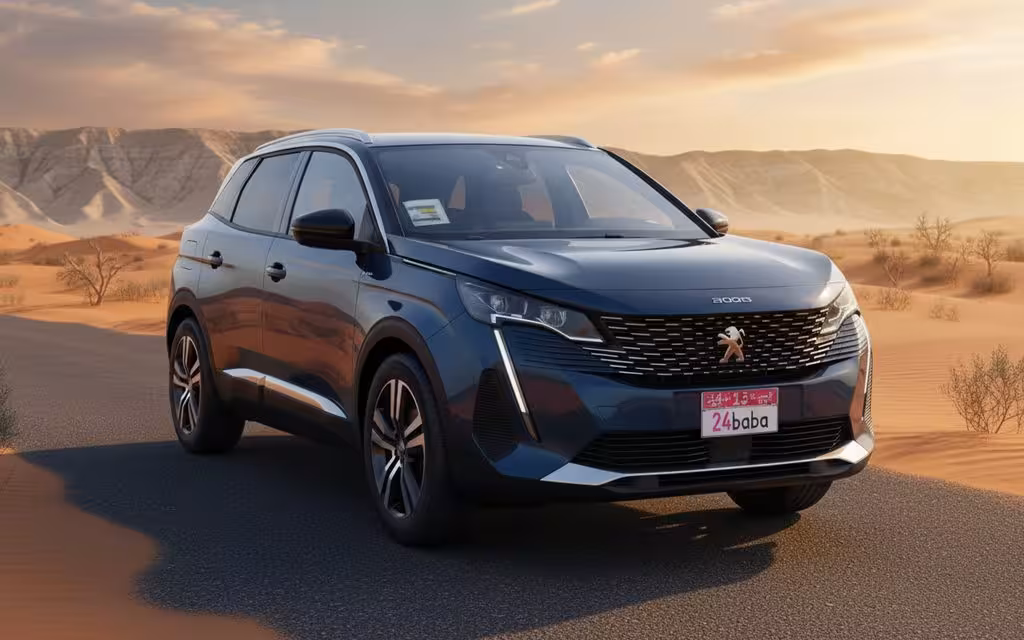 Peugeot 3008 2023 Blue cover image – rental in Dubai