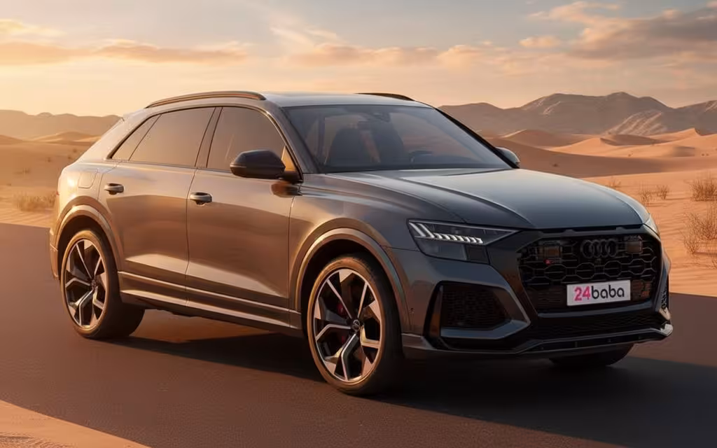 Audi RsQ8 2022 Grey cover image – rental in Dubai