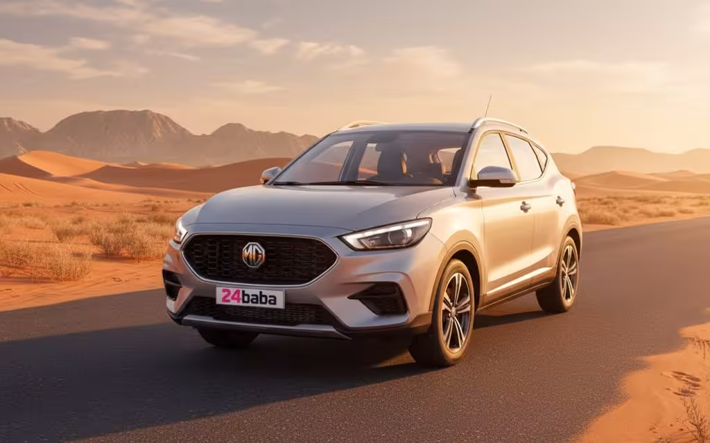 Mg Zs 2023 Silver cover image – rental in Dubai