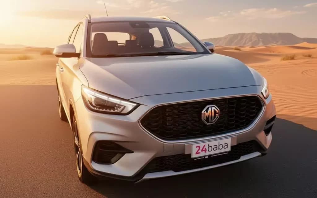 Mg Zs 2024 Silver cover image – rental in Dubai