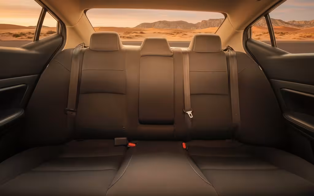 Nissan Altima 2021 leather seats and cabin – rental in Dubai