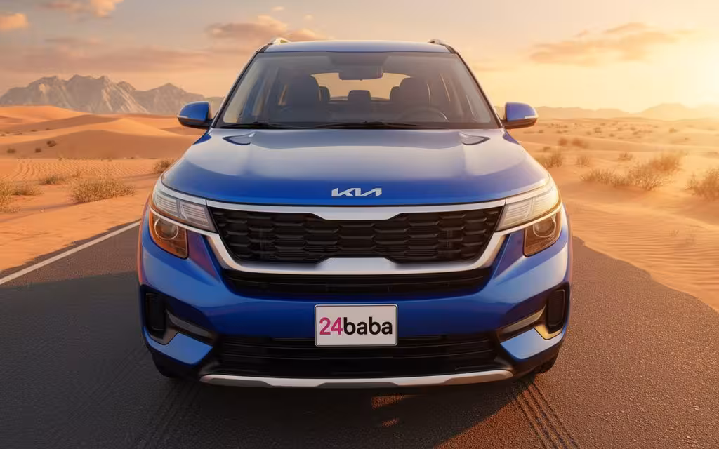 Kia Seltos 2022 Blue cover image – rental in Dubai