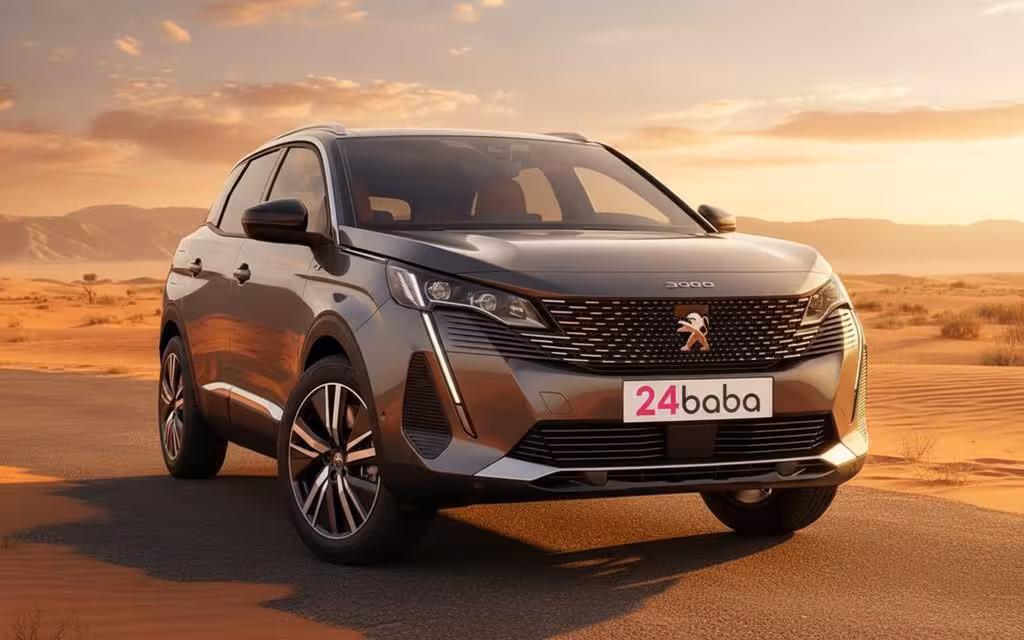 Peugeot 3008 2024 Grey cover image – rental in Dubai