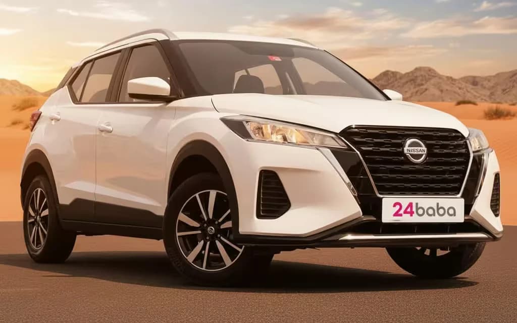Nissan Kicks 2021 White cover image – rental in Dubai