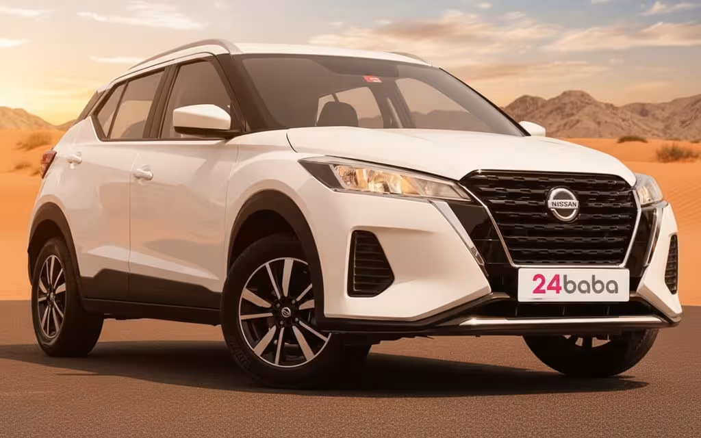 Nissan Kicks 2021 White cover image – rental in Dubai