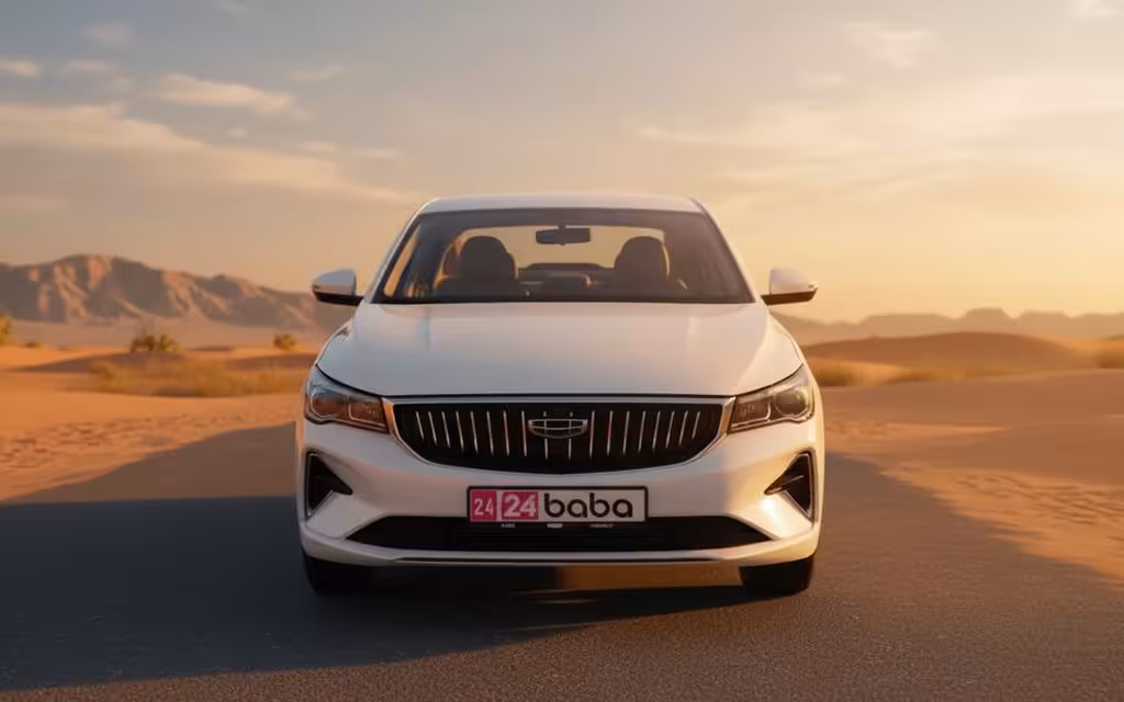 Geely Emgrand 2025 White cover image – rental in Dubai