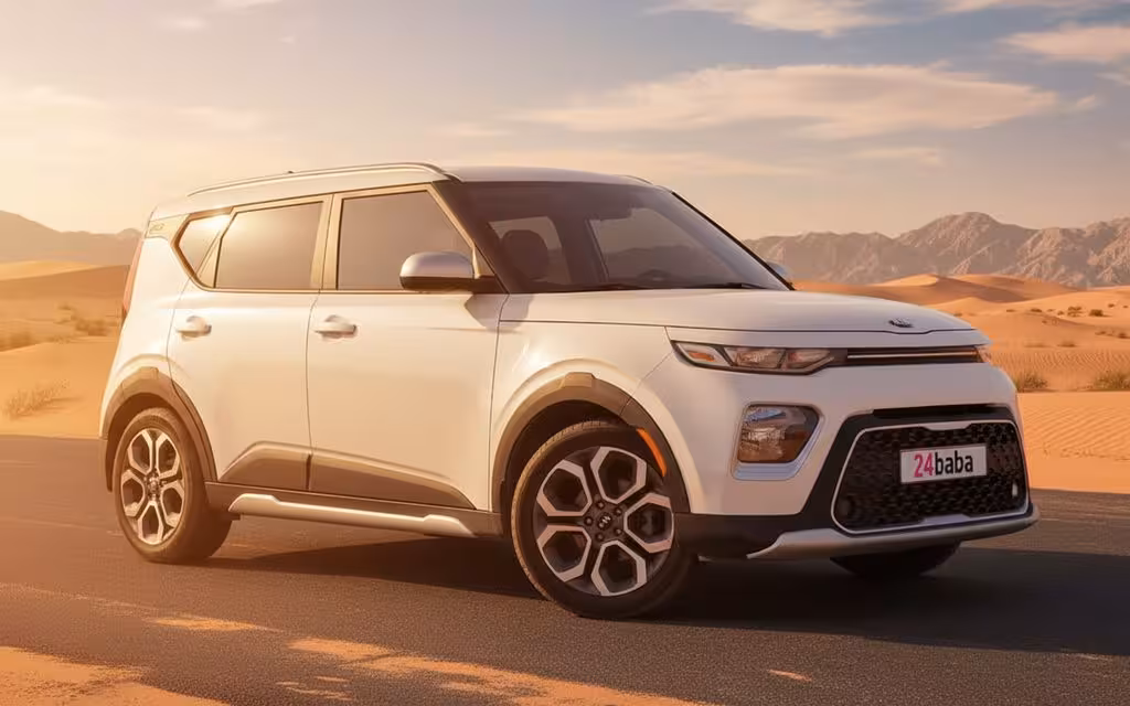 Kia Soul 2021 White cover image – rental in Dubai