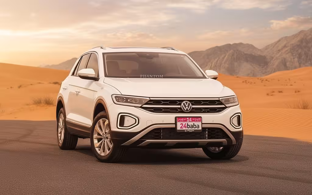 Volkswagen T Roc 2023 White cover image – rental in Dubai