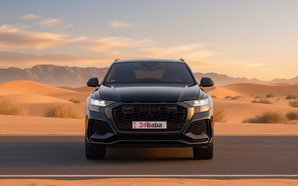Audi RsQ8 2021 Black cover image – rental in Dubai