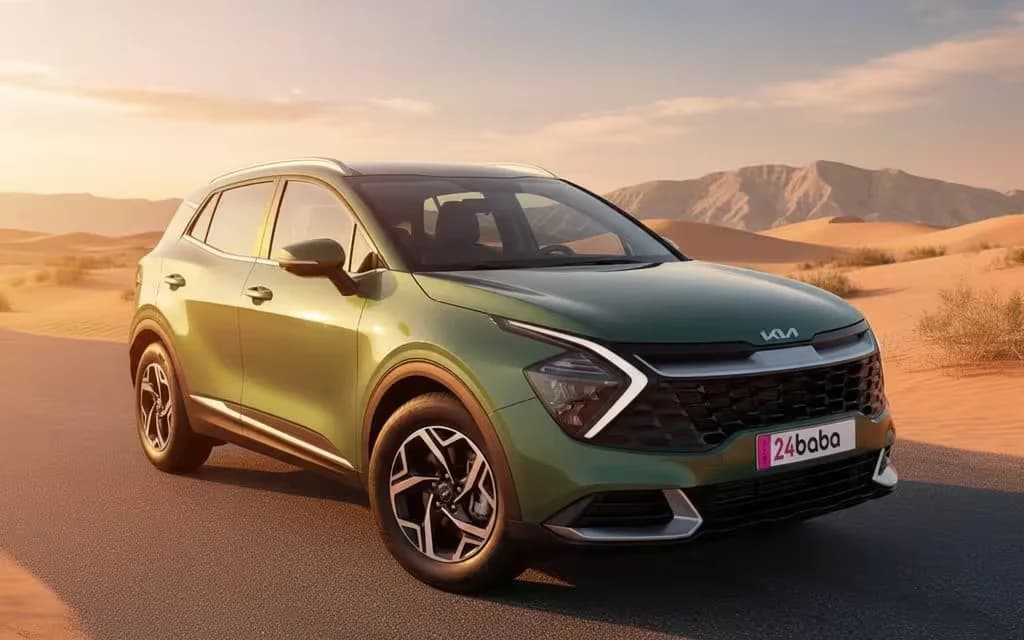 Kia Sportage 2024 Green rental in Dubai