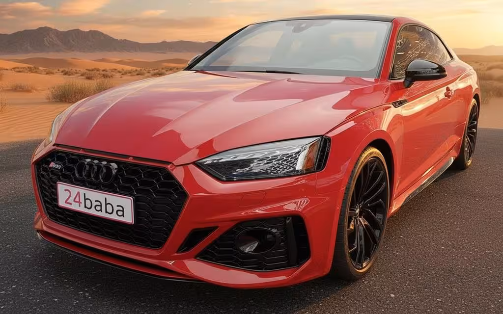 Audi Rs5 2021 Red cover image – rental in Dubai