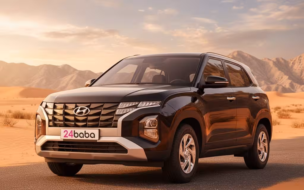 Hyundai Creta 2024 Black cover image – rental in Dubai