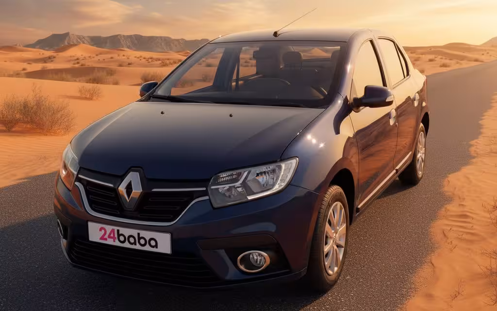 Renault Symbol 2020 Blue cover image – rental in Dubai