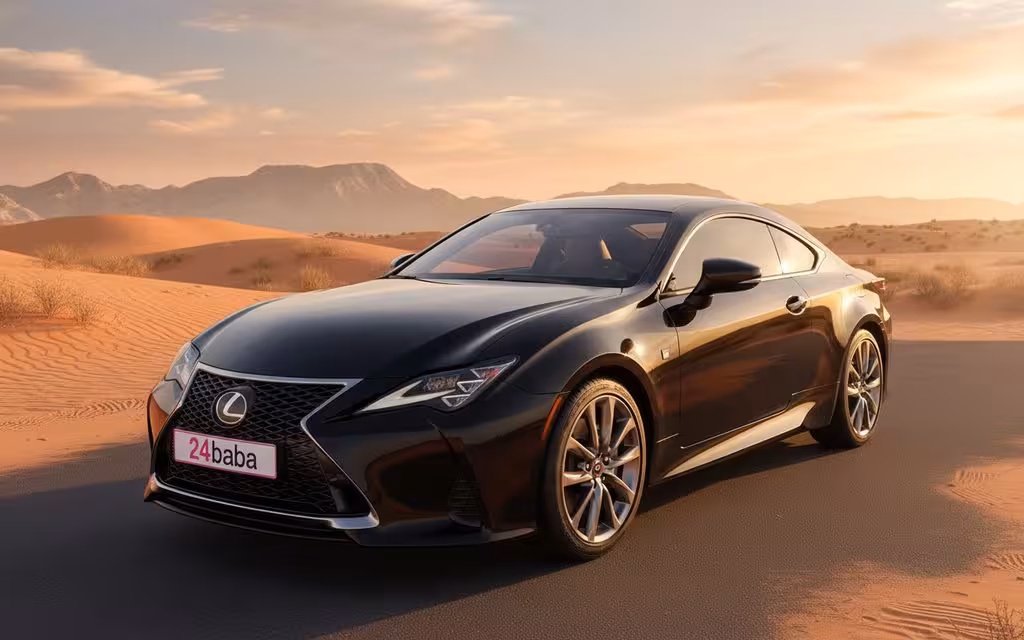 Lexus Rc 2021 Black cover image – rental in Dubai