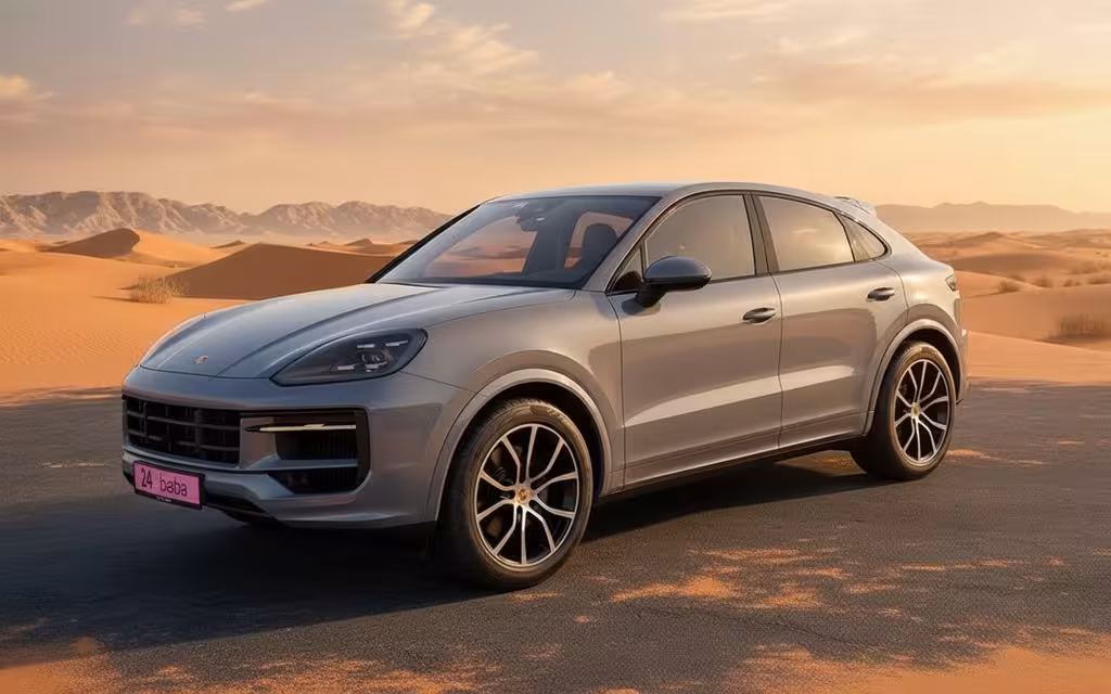 Porsche Cayenne 2024 Grey cover image – rental in Dubai