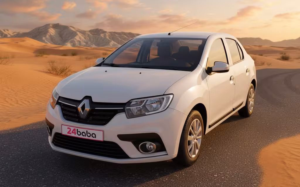 Renault Symbol 2020 White cover image – rental in Dubai