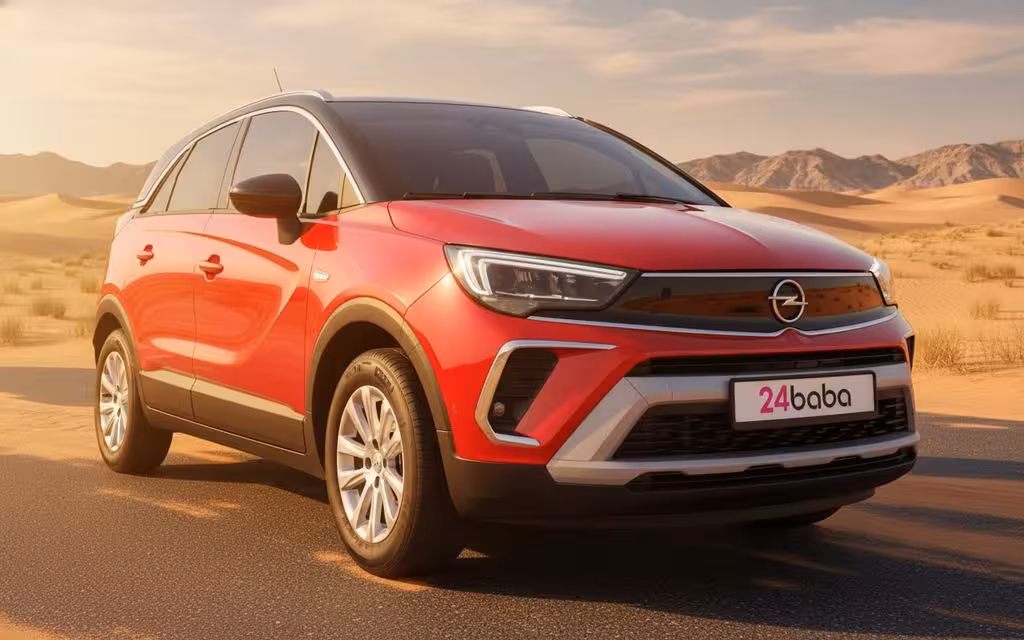 Opel Crossland 2023 Red cover image – rental in Dubai