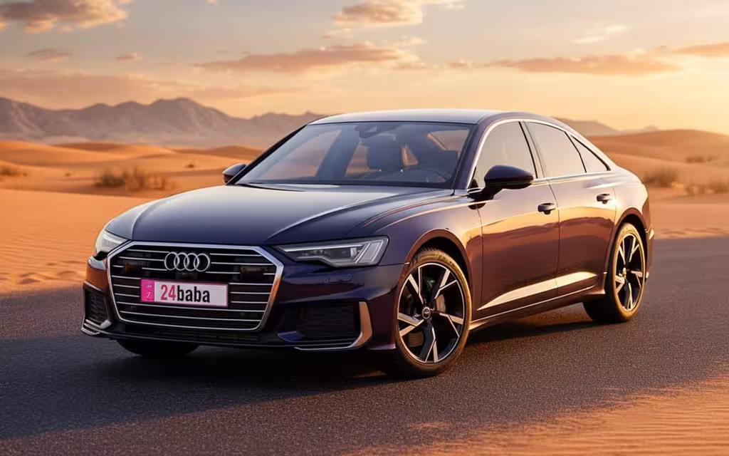 Audi A6 2021 Blue cover image – rental in Dubai