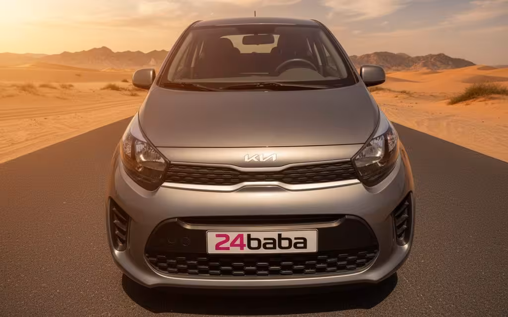 Kia Picanto 2025 Grey cover image – rental in Dubai