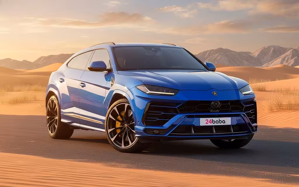 Lamborghini Urus 2021 Blue cover image – rental in Dubai