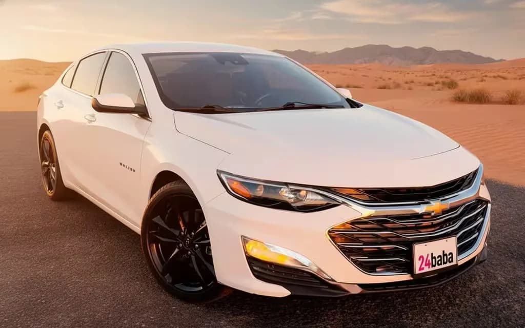 Chevrolet Malibu 2022 White cover image – rental in Dubai