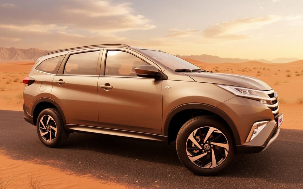 Toyota Rush 2023 Gold side profile