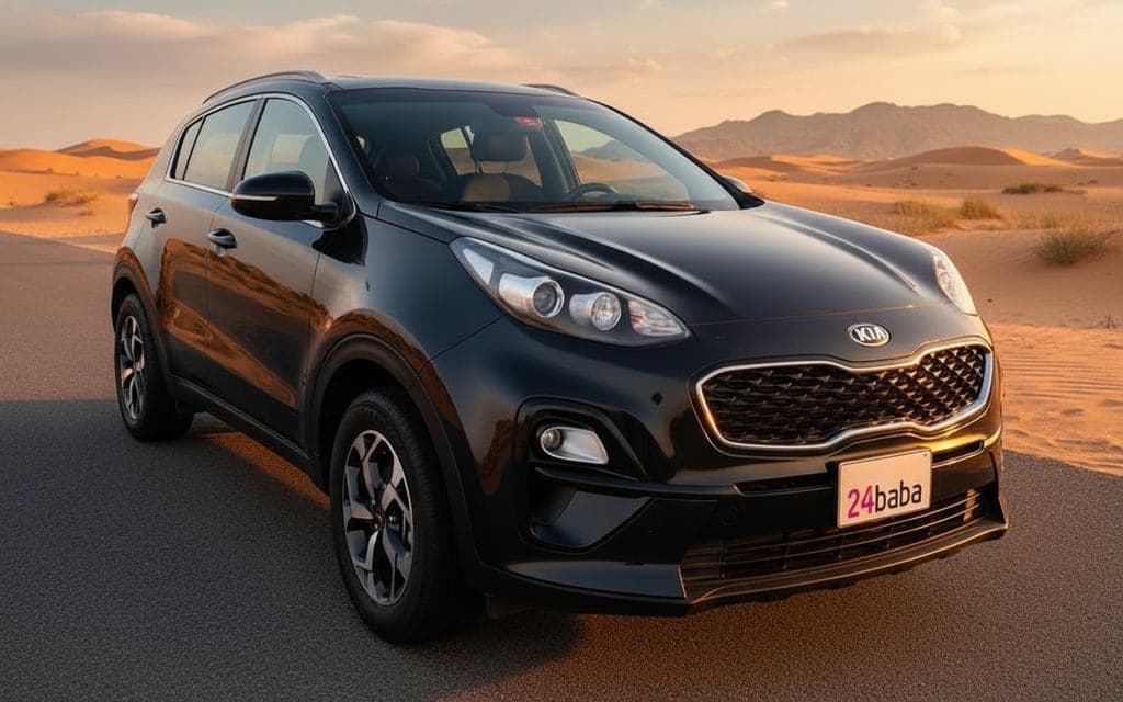 Kia Sportage 2021 Black - rental in Dubai