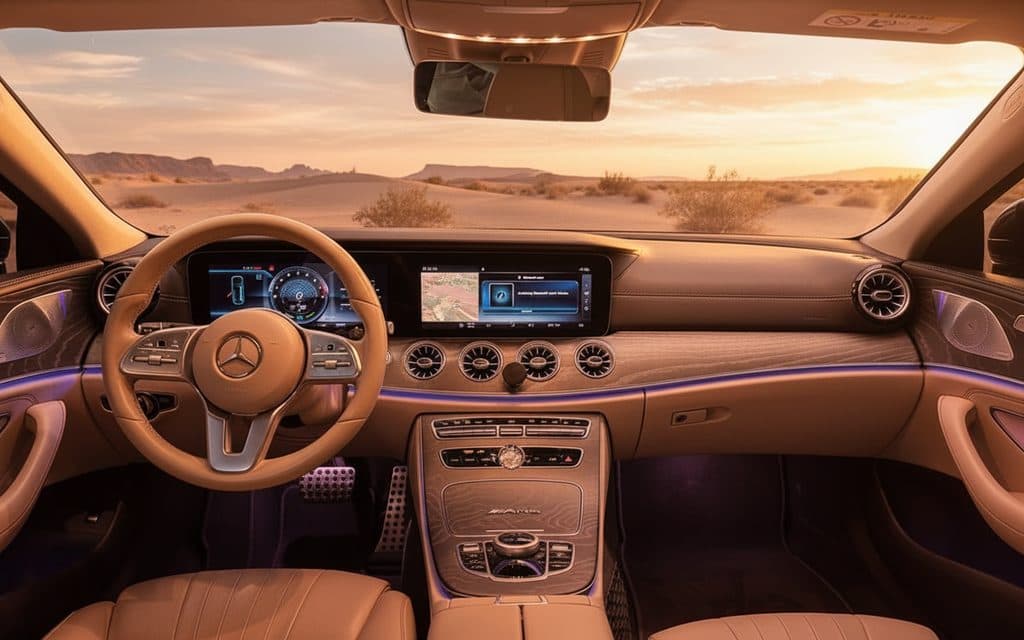 Mercedes Cls53 2021 dashboard and infotainment