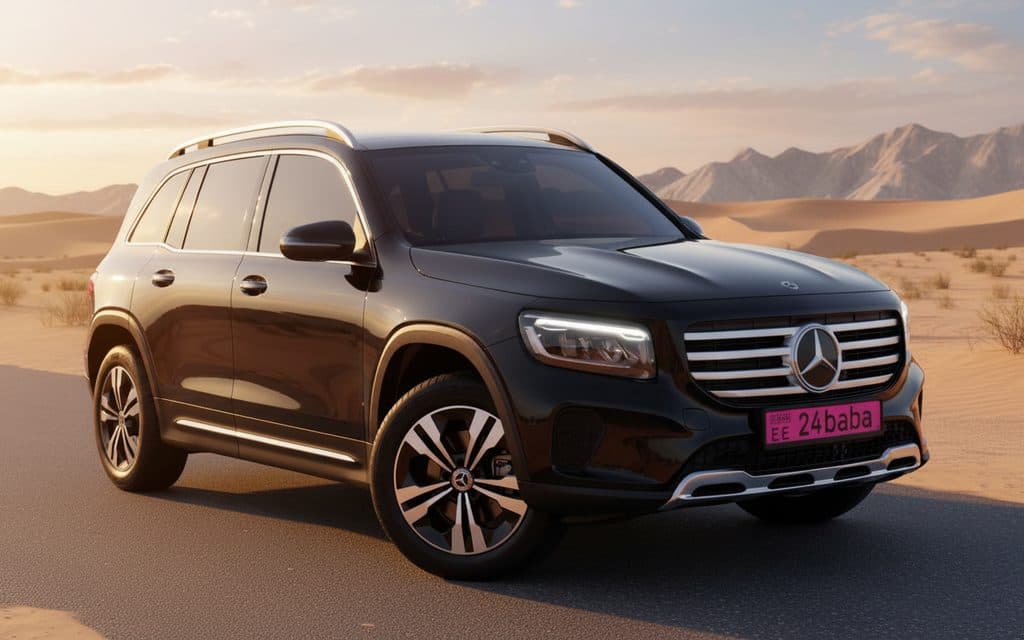 Mercedes Glb200 2025 Black rental in Dubai