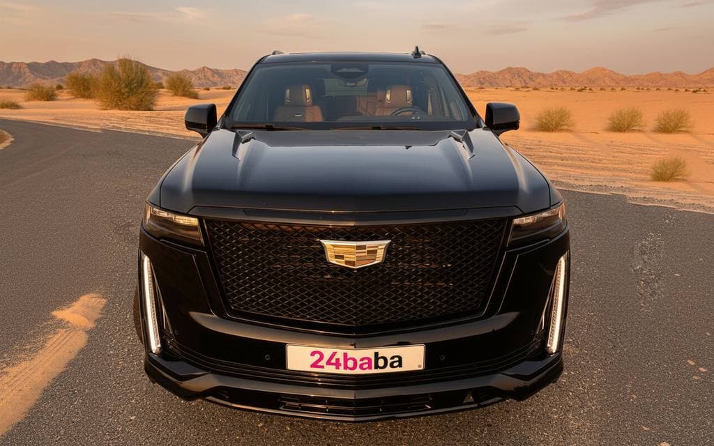 Rent Black Cadillac Escalade 2024 in Dubai